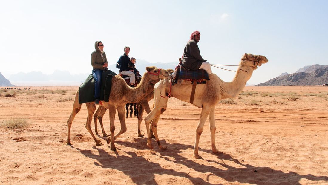 wadi rum camel jeep