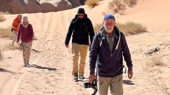 Hiking Wadi Rum