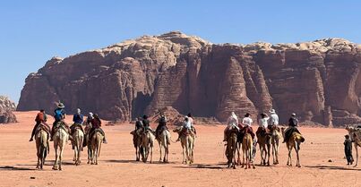 wadi rum racing camels